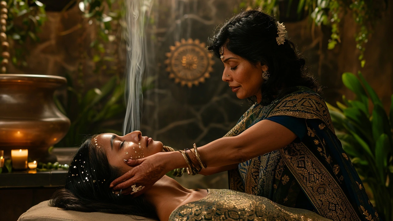 Úleva při únavě pomocí indické Ayurvedské masáže hlavy