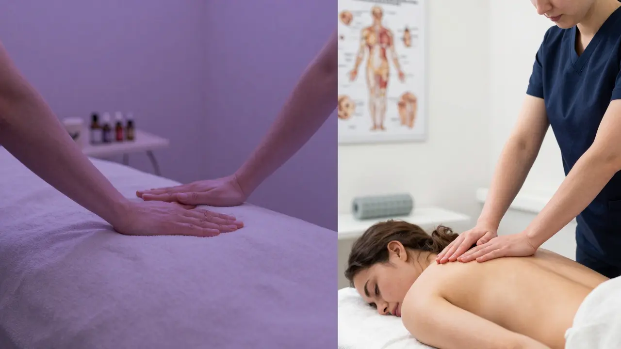 Porovnání relaxační masáže ve spas a rehabilitační masáže v ordinaci